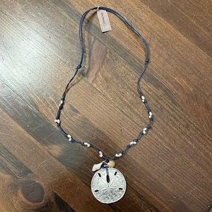 •J.Jill• Rising Tides Sand Dollar Necklace